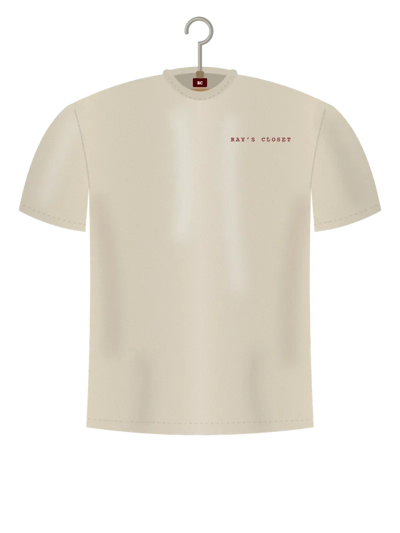 Anti-Social Dog Owner, cream t-shirt on a hanger, front view